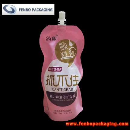 750ml printed liquid hair repair gel plastic doy pack standing bags with spout-FBYXZLA166 750ml printed liquid hair repair gel plastic doy pack standing bags with spout-FBYXZLA166