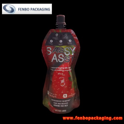 6 FL OZ aluminum spouted standing pouch doypack for yogurt packaging uk-FBYXZLA173 6 FL OZ aluminum spouted standing pouch doypack for yogurt packaging uk-FBYXZLA173
