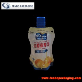 150gram liquid condensed milk doypack pouches bags with spout canada-FBYXZLA175