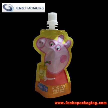 80ml spouted plastic cap stand up resealable pouch bag supplier-FBYXZLA179