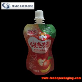 60gram retorted liquid food packaging aluminium doypack pouches bags with spout-FBYXZLA181B