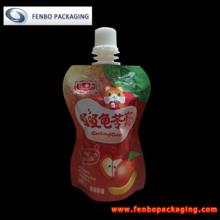60gram retorted liquid food packaging aluminium doypack pouches bags with spout-FBYXZLA181B 60gram retorted liquid food packaging aluminium doypack pouches bags with spout-FBYXZLA181B