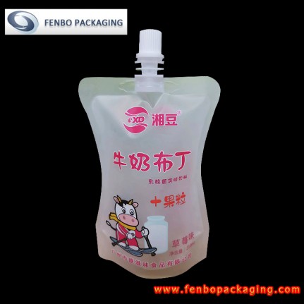 210ml plastic clear drink stand up pouch bags with spout-FBYXZLA184A 210ml plastic clear drink stand up pouch bags with spout-FBYXZLA184A