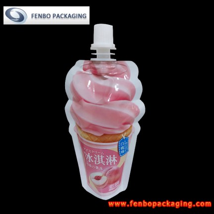 60gram sachets doypack pouch bags with spout ice cream packaging-FBYXZLA186A 60gram sachets doypack pouch bags with spout ice cream packaging-FBYXZLA186A