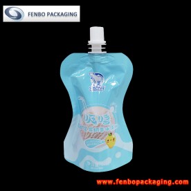 80ml ice cream doyen style pouch with plastic cap and spout-FBYXZLA187A
