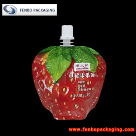 118gram jelly drink pouches bags standup with spout-FBYXZLA189B