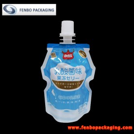 60gram doypack stand up nozzle pouches yogurt product packaging-FBYXZLA191B