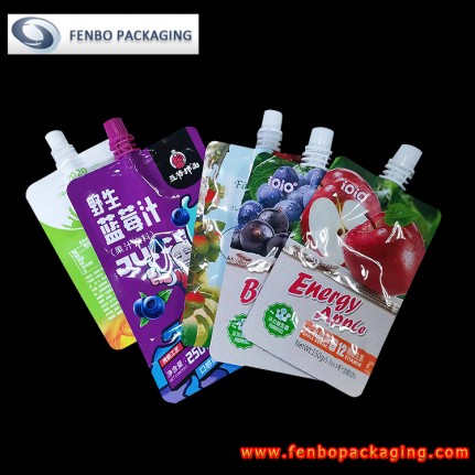 china spouted stand up pouch fruit juice beverage packaging bag-FBTBZL128