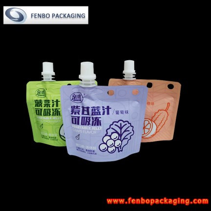 spouted stand up doybags sucked jelly packaging-FBTBZL132 spouted stand up doybags sucked jelly packaging-FBTBZL132