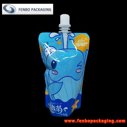 200 ml aluminum foil spouted stand up yogurt drink pouches indonesia-FBTBZLA225