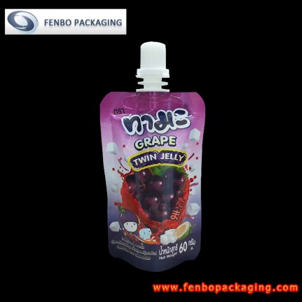 60ml small hot fill sucked jelly drink beverage spout bags packet-FBTBZLA229 60ml small hot fill sucked jelly drink beverage spout bags packet-FBTBZLA229