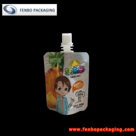 plastic srew cap beverage juice spout standing pouches in sivakasi-FBTBZLA231B