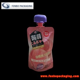 65gram china beverage drink spout stand up pouch bag for smoothie packaging-FBTBZLA235
