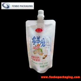 180ml plastic spouted liquid milk drinking stand up bags-FBTBZLA238  180ml plastic spouted liquid milk drinking stand up bags-FBTBZLA238