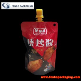 110gram china BBQ sauce spout doypack stand up packaging bags plant-FBTBZLA243
