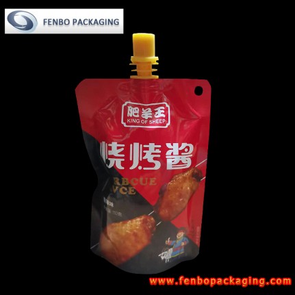 110gram china BBQ sauce spout doypack stand up packaging bags plant-FBTBZLA243  110gram china BBQ sauce spout doypack stand up packaging bags plant-FBTBZLA243