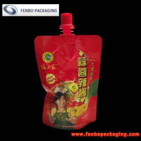 110ml pour spout hot sauce package stand up bag manufacturers-FBTBZLA246