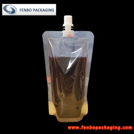 250ml plastic liquid spout doy pack pouch bags with cap-FBTBZLA253