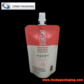 60ml soft drink plastic matte printing spouted stand up pouches bangalore-FBTBZLA255B