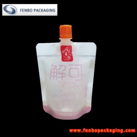 120ml clear juice printed spout pouch packaging wholesale-FBTBZLA262