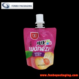 60ml fruit juice spout pouches sachet with fitment-FBTBZLA268B