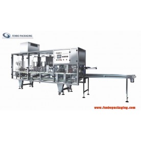 plastic yogurt cups filling and sealing packaging machine-FBCFD10  plastic yogurt cups filling and sealing packaging machine-FBCFD10