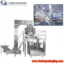 automatic premade snack food packaging pouch filling and sealing machine - FBYSR200D