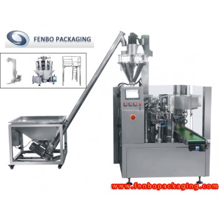 Powder and granules automatic premade pouch filler packaging machine - FBL200C Powder and granules automatic premade pouch filler packaging machine - FBL200C