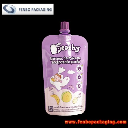 90 ml baby food pouch spouted food standing pouches -FBTBZLA271
