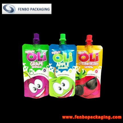 spouted doypack stand up pouches bag for juice packaging - FBTBZL135 spouted doypack stand up pouches bag for juice packaging - FBTBZL135