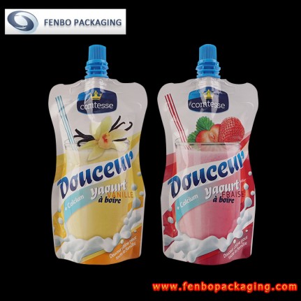 yogurt spouted doypack standy pouches online - FBYXZ148 yogurt spouted doypack standy pouches online - FBYXZ148