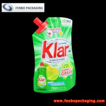 750 ml stand up pouch packing with corner spout - FBYXXZA022  750 ml stand up pouch packing with corner spout - FBYXXZA022