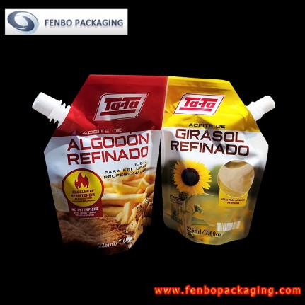 stand up pouches oilive oil packaging plastic bags - FBXZZL139 stand up pouches oilive oil packaging plastic bags - FBXZZL139