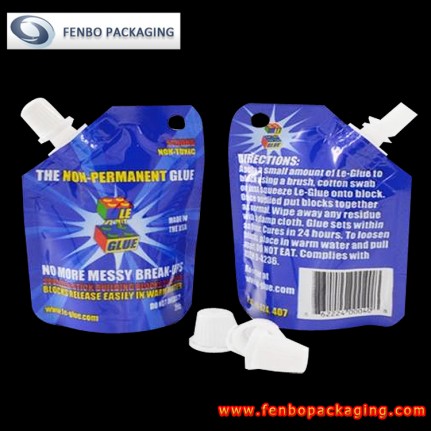 stand spout pouch liquid glue package - FBXZZL140 stand spout pouch liquid glue package - FBXZZL140