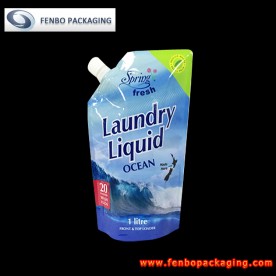 liquid detergent bag stand up pouch doypack with spout 1kg - FBXZZLA264