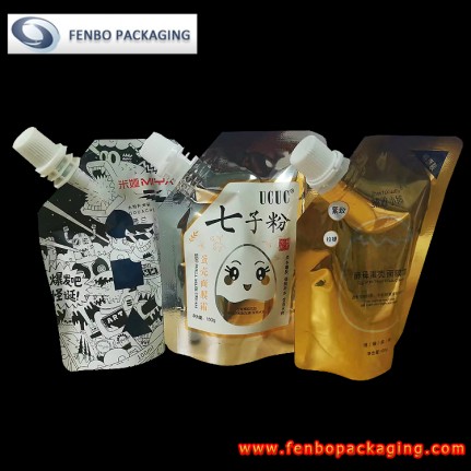 spout doyen style pouches wash off mud packaging - FBXZZL142