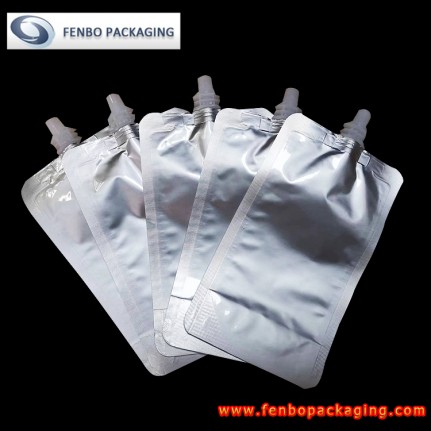 250ml spout standing pouch aluminum foil for liquid packaging - FBTBZL142 250ml spout standing pouch aluminum foil for liquid packaging - FBTBZL142