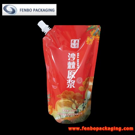 500 ml standing pouch bags for fruit puree - FBXZZLA272 500 ml standing pouch bags for fruit puree - FBXZZLA272