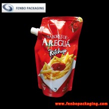 400gram ketchup standing pouch custom made - FBXZZLA277A 400gram ketchup standing pouch custom made - FBXZZLA277A