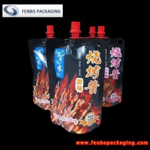 customized stand up spout pouch suppliers China - FBTBZL150