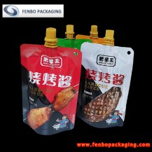 buy food doypack spout pouch with customized design - FBTBZL153
