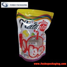 150g plastic stand up window pouches manufacturer China- FBRFZLA060  150g plastic stand up window pouches manufacturer China- FBRFZLA060