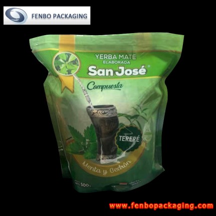 500gram tea plastic stand up pouch bags packaging from China manufacturer - FBLLZLA082