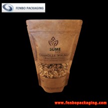 200gram kraft paper standup pouch printing - FBLLZLA083