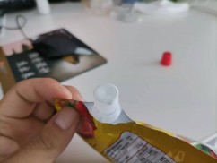 Adding Aluminum Foil Sheet to the Stand Up Pouch With Corner Spout  Adding Aluminum Foil Sheet to the Stand Up Pouch With Corner Spout