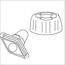 doypack pouch spout with special cap  doypack pouch spout with special cap