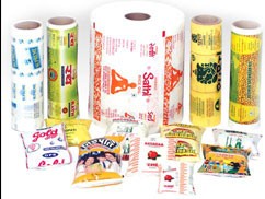 How many units of packaging per KG of packaging roll film?