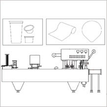 plastic cup filling machine  plastic cup filling machine