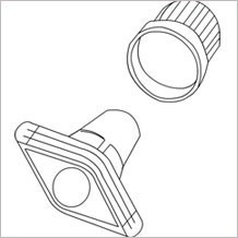 stand up pouch spout with normal cap  stand up pouch spout with normal cap