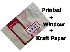 What is a stand up paper pouches with window?